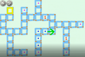 迷路探索ゲーム画面